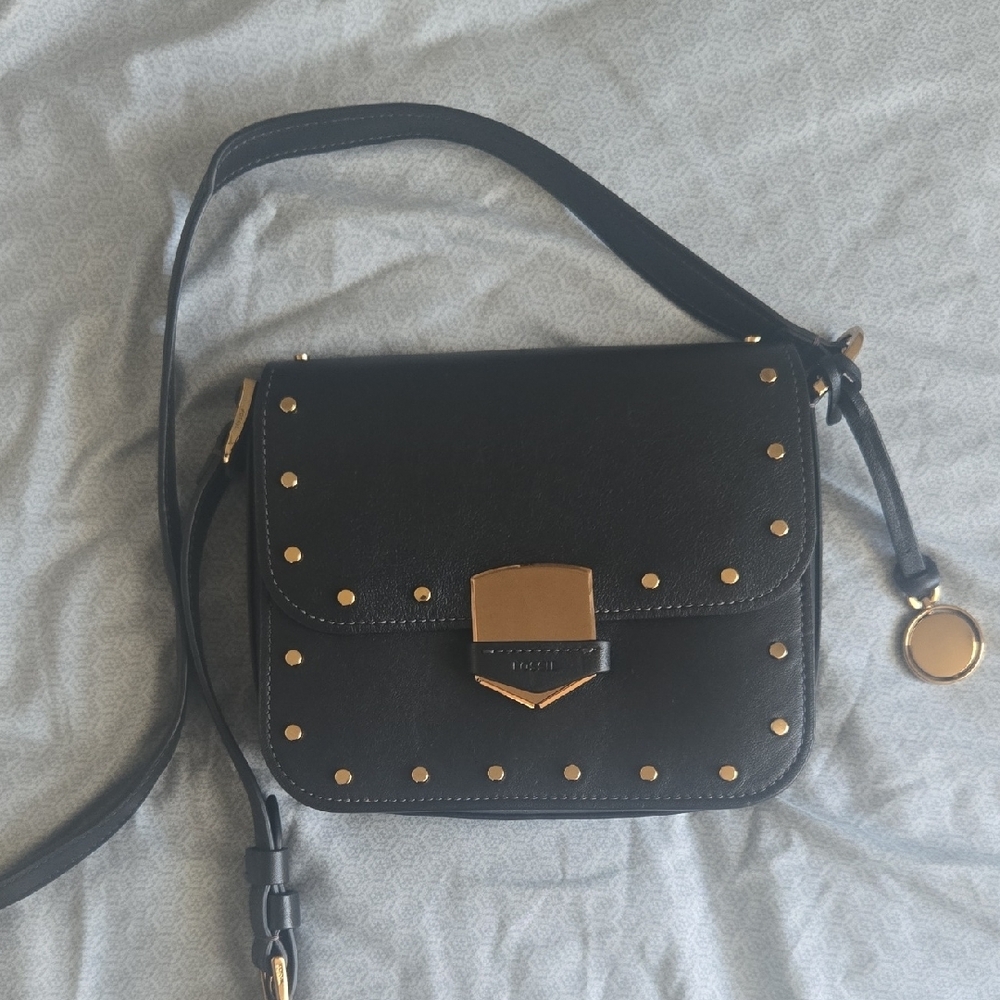 Fossil Black Crossbody